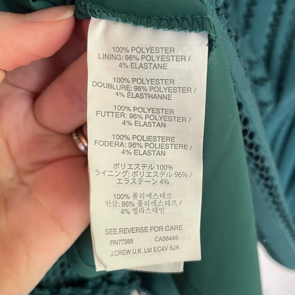 J.Crew Striped Eyelet Dress - Picture 8 of 9